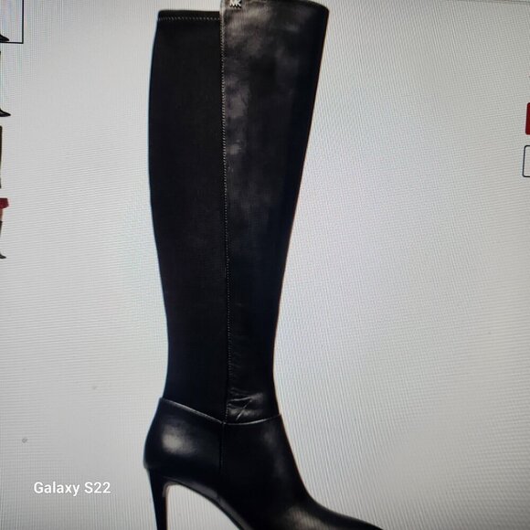 Michael Kors Women's Dorothy Flex Black Leather Boots Size 5M. NIB. - Picture 3 of 13